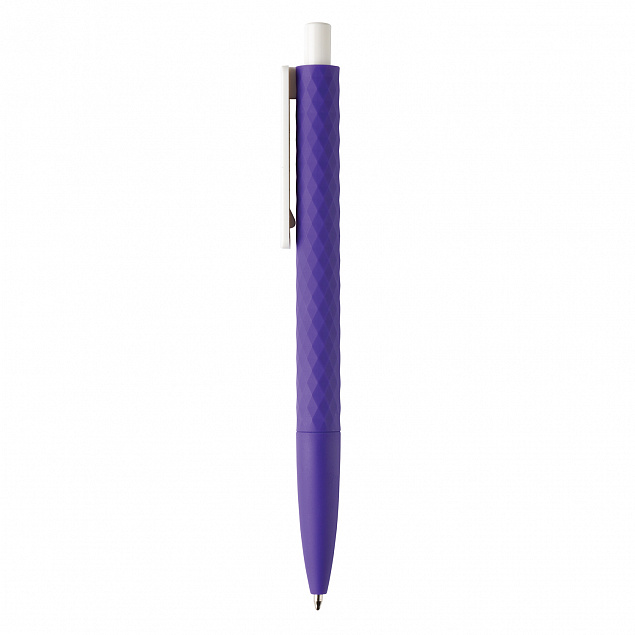 Ручка X3 Smooth Touch, фиолетовый с логотипом в Астрахани заказать по выгодной цене в кибермаркете AvroraStore