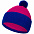 Шапка Snappy, розовая (фуксия) с синим с логотипом в Астрахани заказать по выгодной цене в кибермаркете AvroraStore