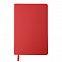 Бизнес-блокнот SIMPLY FLEX, А5,  красный, кремовый блок, в линейку с логотипом в Астрахани заказать по выгодной цене в кибермаркете AvroraStore