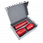 Набор Hot Box E2 grey (красный) с логотипом в Астрахани заказать по выгодной цене в кибермаркете AvroraStore