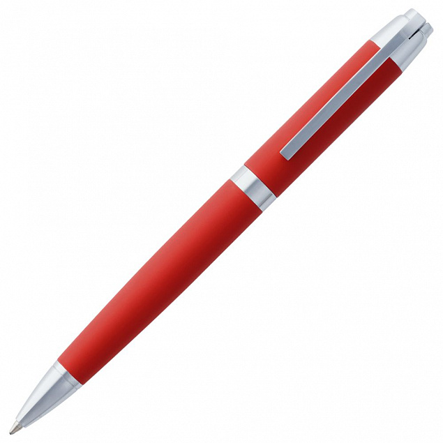 Ручка шариковая Razzo Chrome, красная с логотипом в Астрахани заказать по выгодной цене в кибермаркете AvroraStore