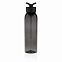 Герметичная бутылка для воды из AS-пластика, черная с логотипом в Астрахани заказать по выгодной цене в кибермаркете AvroraStore