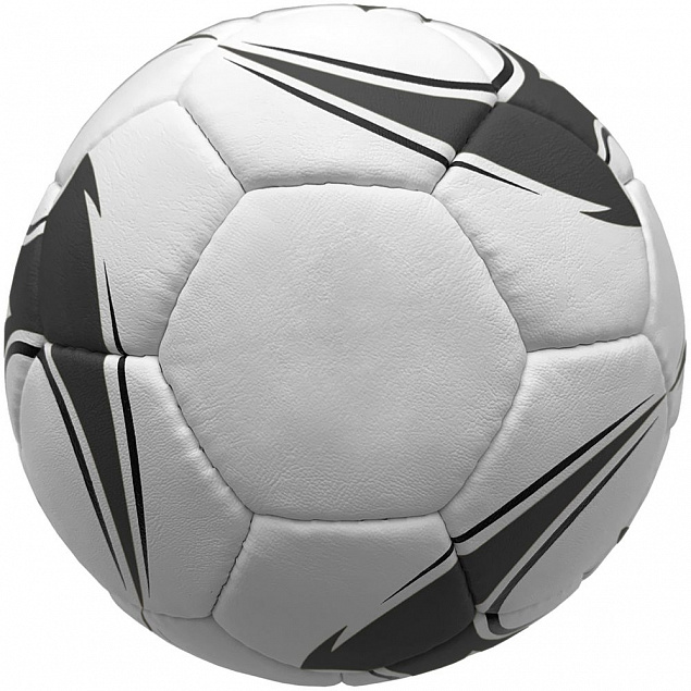 Футбольный мяч Arrow, черный с логотипом в Астрахани заказать по выгодной цене в кибермаркете AvroraStore