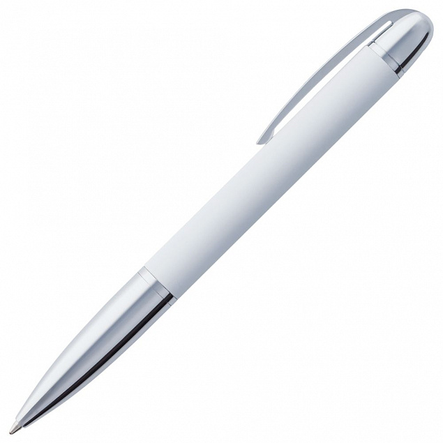 Ручка шариковая Arc Soft Touch, белая с логотипом в Астрахани заказать по выгодной цене в кибермаркете AvroraStore