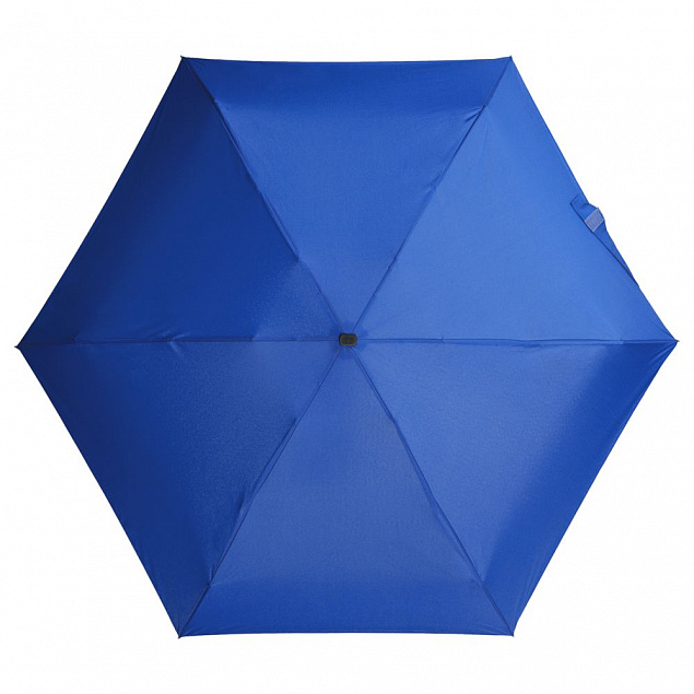 Зонт складной Five, синий с логотипом в Астрахани заказать по выгодной цене в кибермаркете AvroraStore