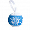 Шар новогодний «Зенит», голубой с логотипом в Астрахани заказать по выгодной цене в кибермаркете AvroraStore