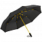 Зонт складной AOC Colorline, желтый с логотипом в Астрахани заказать по выгодной цене в кибермаркете AvroraStore