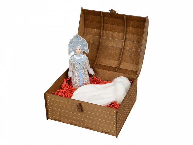Подарочный набор Новогоднее настроение: кукла-снегурочка, варежки с логотипом в Астрахани заказать по выгодной цене в кибермаркете AvroraStore