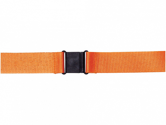 Шнурок Yogi со съемным креплением, оранжевый с логотипом в Астрахани заказать по выгодной цене в кибермаркете AvroraStore