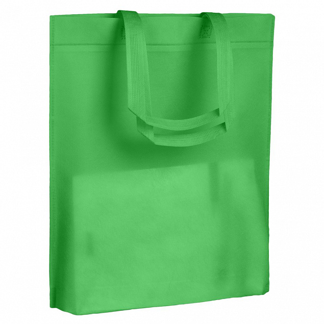 Сумка для покупок Span 70, зеленая с логотипом в Астрахани заказать по выгодной цене в кибермаркете AvroraStore