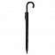 Зонт-трость Alessio, черный с логотипом в Астрахани заказать по выгодной цене в кибермаркете AvroraStore