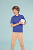 Рубашка поло детская Summer II Kids 170, ярко-синяя с логотипом в Астрахани заказать по выгодной цене в кибермаркете AvroraStore