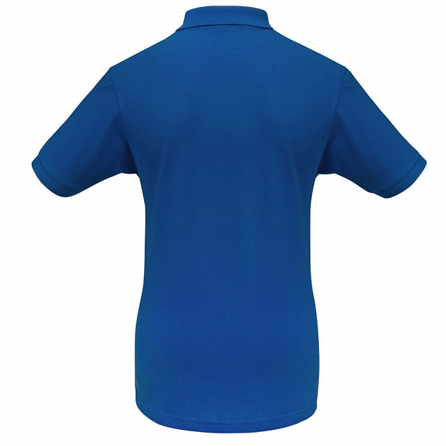 Рубашка поло Safran ярко-синяя с логотипом в Астрахани заказать по выгодной цене в кибермаркете AvroraStore