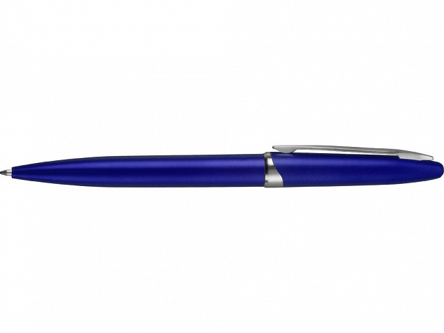 Ручка шариковая Империал, синий металлик с логотипом в Астрахани заказать по выгодной цене в кибермаркете AvroraStore