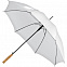 Зонт-трость Lido, белый с логотипом в Астрахани заказать по выгодной цене в кибермаркете AvroraStore