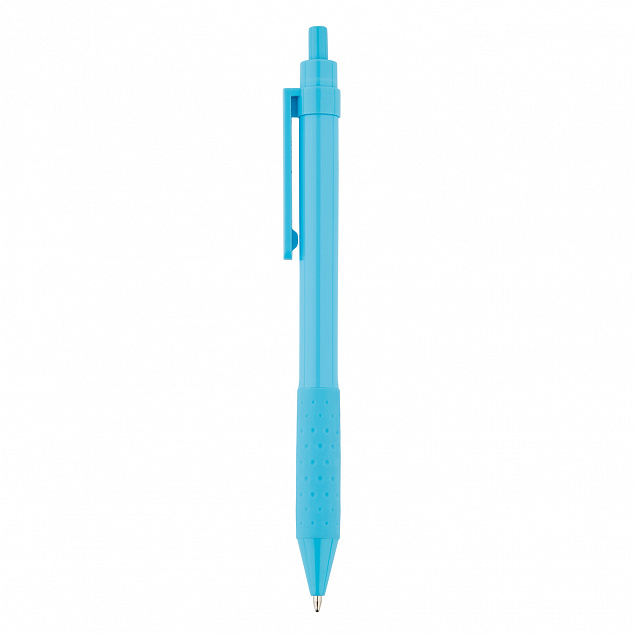 Ручка X2, синий с логотипом в Астрахани заказать по выгодной цене в кибермаркете AvroraStore