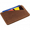Чехол для карточек inStream, коричневый с логотипом в Астрахани заказать по выгодной цене в кибермаркете AvroraStore