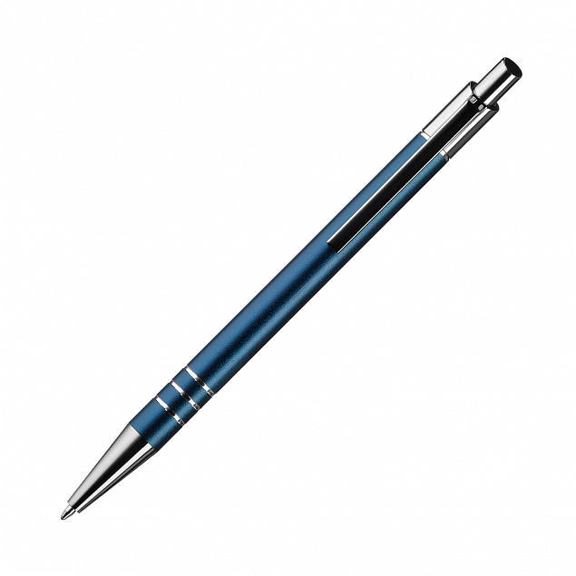 Шариковая ручка City, синяя с логотипом в Астрахани заказать по выгодной цене в кибермаркете AvroraStore