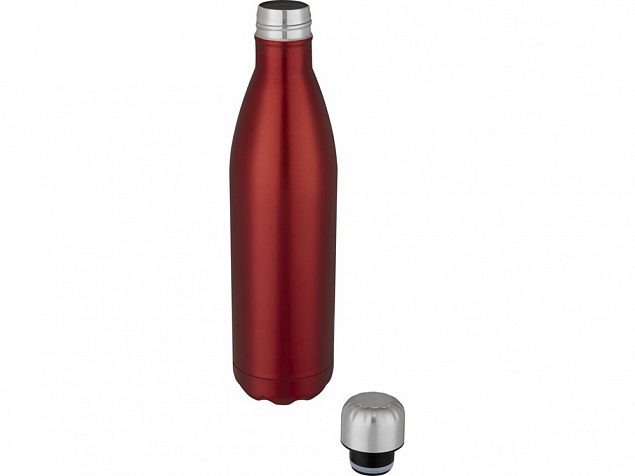 Cove Бутылка из нержавеющей стали объемом 750 мл с вакуумной изоляцией, красный с логотипом в Астрахани заказать по выгодной цене в кибермаркете AvroraStore
