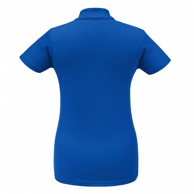 Рубашка поло женская ID.001 ярко-синяя с логотипом в Астрахани заказать по выгодной цене в кибермаркете AvroraStore