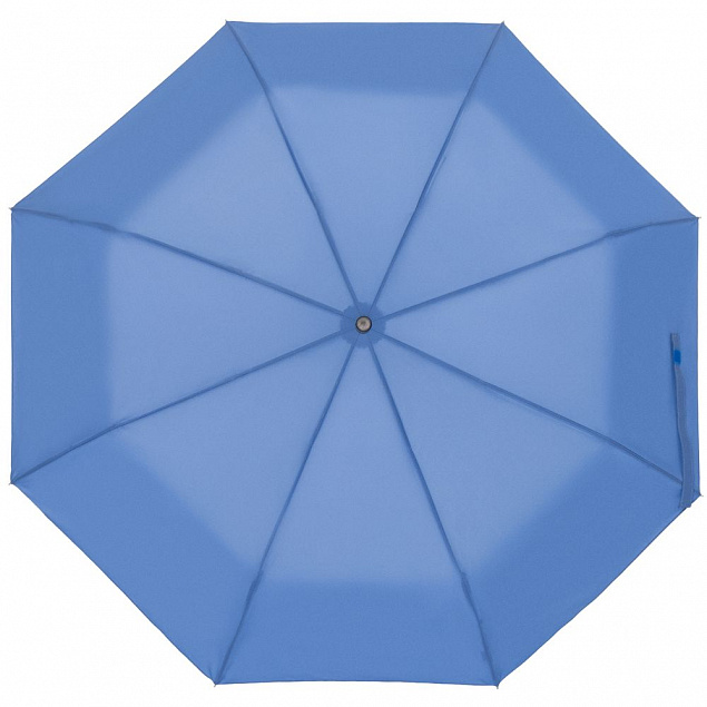 Зонт складной Show Up со светоотражающим куполом, синий с логотипом в Астрахани заказать по выгодной цене в кибермаркете AvroraStore