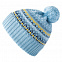 Шапка Snow, голубая с логотипом в Астрахани заказать по выгодной цене в кибермаркете AvroraStore