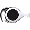 Ретрактор Dorset, белый с черным с логотипом в Астрахани заказать по выгодной цене в кибермаркете AvroraStore