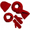 Шарф Nordkyn, красный с логотипом в Астрахани заказать по выгодной цене в кибермаркете AvroraStore
