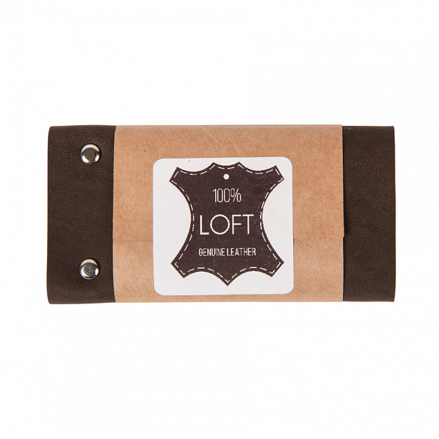 Ключница  кожаная, "LOFT" с логотипом в Астрахани заказать по выгодной цене в кибермаркете AvroraStore