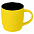 Кружка Surprise Touch Black c покрытием софт-тач, желтая с логотипом в Астрахани заказать по выгодной цене в кибермаркете AvroraStore