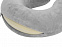 Подушка Basic из микрофибры с эффектом памяти U-shape, серый с логотипом в Астрахани заказать по выгодной цене в кибермаркете AvroraStore