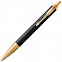 Ручка шариковая Parker IM Premium Black/Gold GT с логотипом в Астрахани заказать по выгодной цене в кибермаркете AvroraStore