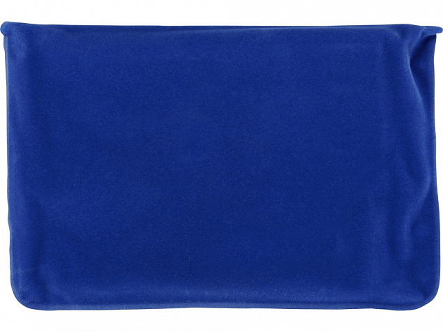 Подушка надувная Сеньос, синий классический с логотипом в Астрахани заказать по выгодной цене в кибермаркете AvroraStore