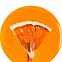 Леденец Lollifruit, оранжевый с апельсином с логотипом в Астрахани заказать по выгодной цене в кибермаркете AvroraStore