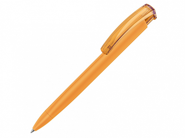 Ручка пластиковая шариковая трехгранная TRINITY K transparent GUM soft-touch с логотипом в Астрахани заказать по выгодной цене в кибермаркете AvroraStore