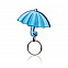 Брелок Rainy, синий с логотипом в Астрахани заказать по выгодной цене в кибермаркете AvroraStore