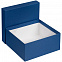 Коробка Satin, большая, синяя с логотипом в Астрахани заказать по выгодной цене в кибермаркете AvroraStore