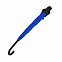 Зонт-трость механический  Chaplin, черно-синий с логотипом в Астрахани заказать по выгодной цене в кибермаркете AvroraStore