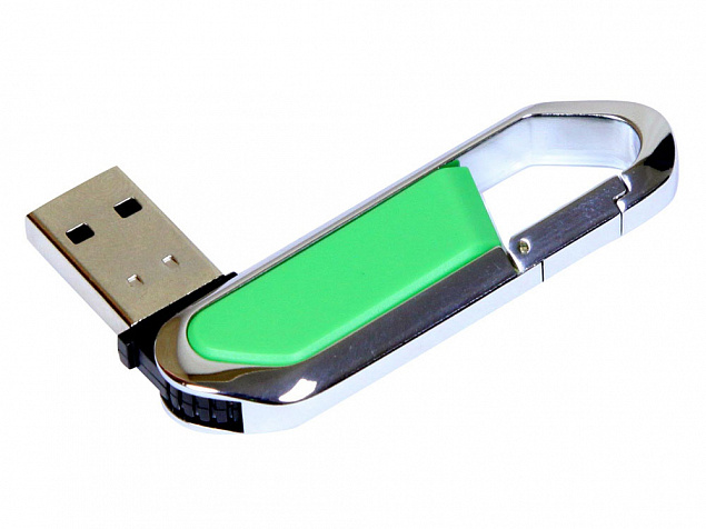 USB 2.0- флешка на 8 Гб в виде карабина с логотипом в Астрахани заказать по выгодной цене в кибермаркете AvroraStore