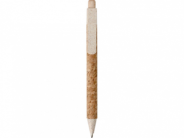 Ручка из пробки и переработанной пшеницы шариковая «Mira» с логотипом в Астрахани заказать по выгодной цене в кибермаркете AvroraStore