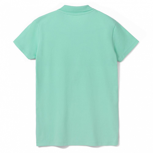 Рубашка поло женская PHOENIX WOMEN, зеленая мята с логотипом в Астрахани заказать по выгодной цене в кибермаркете AvroraStore
