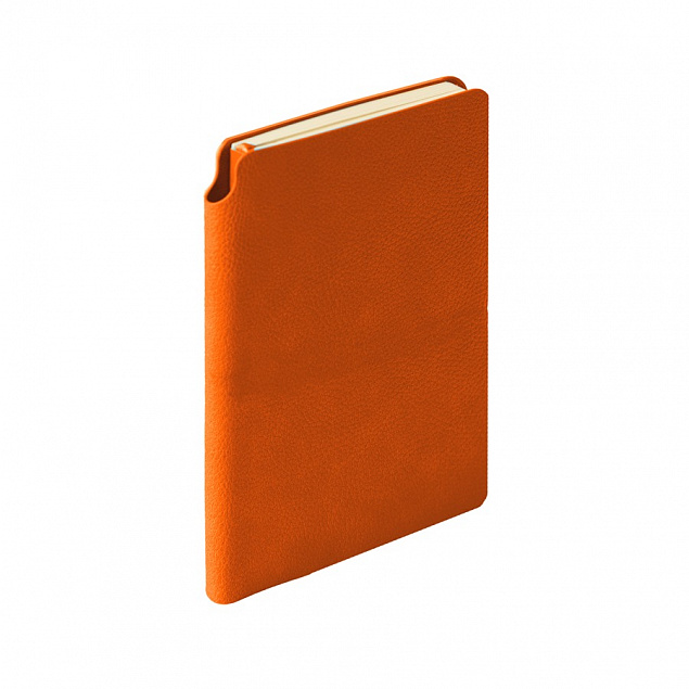 Ежедневник недатированный SALLY, A6, оранжевый, кремовый блок с логотипом в Астрахани заказать по выгодной цене в кибермаркете AvroraStore