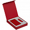 Коробка Latern для аккумулятора 5000 мАч и флешки, красная с логотипом в Астрахани заказать по выгодной цене в кибермаркете AvroraStore