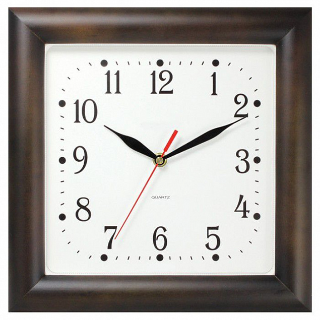 Часы настенные Veldi Square на заказ с логотипом в Астрахани заказать по выгодной цене в кибермаркете AvroraStore
