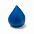 Каплевидный антистресс DONA, Королевский синий с логотипом в Астрахани заказать по выгодной цене в кибермаркете AvroraStore