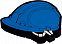 Флешка «Каска», синяя, 8 Гб с логотипом в Астрахани заказать по выгодной цене в кибермаркете AvroraStore