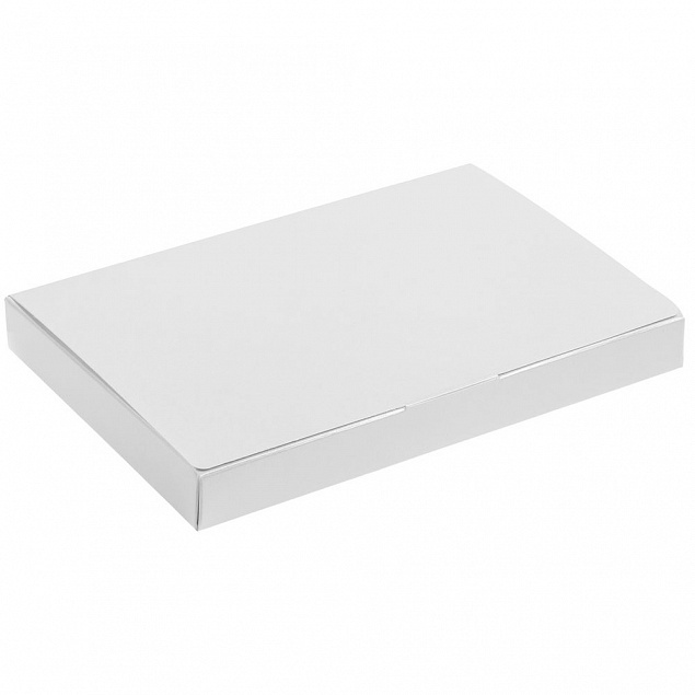 Коробка самосборная Flacky Slim, белая с логотипом в Астрахани заказать по выгодной цене в кибермаркете AvroraStore