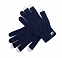 Перчатки сенсорные DESPIL, полиэстер RPET,темно-синие с логотипом в Астрахани заказать по выгодной цене в кибермаркете AvroraStore