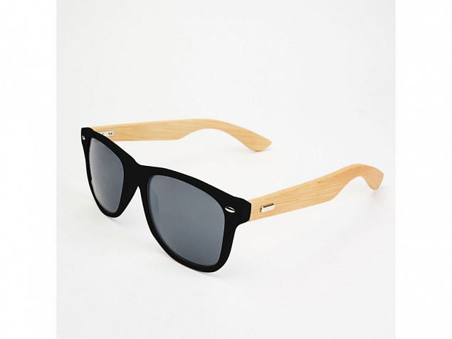 Солнцезащитные очки EDEN с дужками из натурального бамбука с логотипом в Астрахани заказать по выгодной цене в кибермаркете AvroraStore