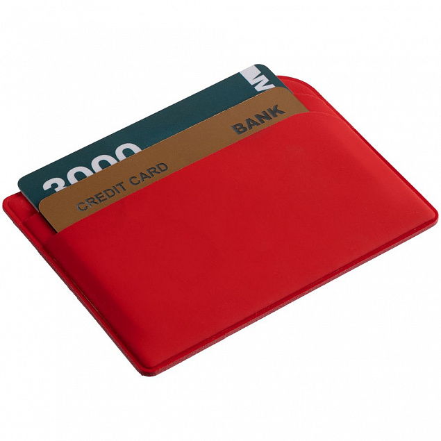 Чехол для карточек Dorset, красный с логотипом в Астрахани заказать по выгодной цене в кибермаркете AvroraStore